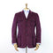 Purple blazer on a mannequin against a white background