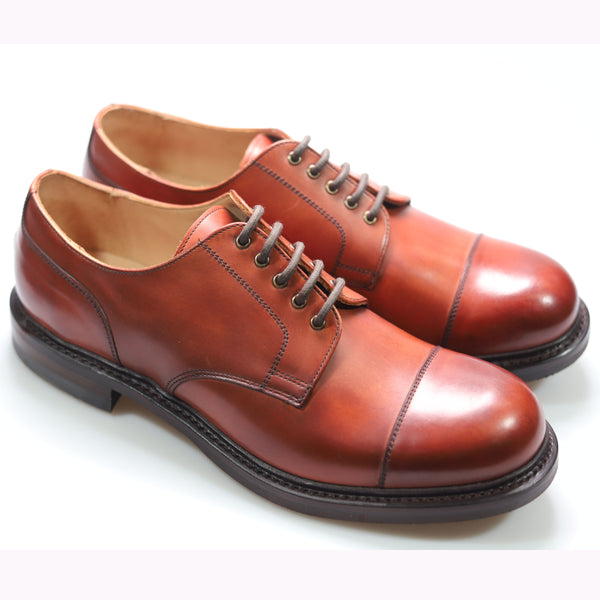 Greencastle Military Style Derby in Dark Leaf