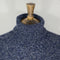 Fisherman out of Ireland Roll Neck Sweater - Indigo