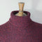 Fisherman out of Ireland Roll Neck Sweater - Berry