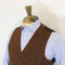 DONNELLY "Molloy and Sons" Irish Tweed Dark Chestnut Heather Waistcoat