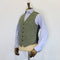 Eddie Doherty Handwoven in Donegal Irish Tweed Grass Waistcoat