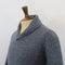 Fisherman Out of Ireland Shawl Collar Sweater - Blue Smoke