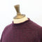 Fisherman Out of Ireland Rolled Crew Neck Sweater - Elderberry