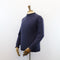 Fisherman Out of Ireland Rolled Crew Neck Sweater - Indigo
