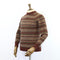 Fisherman Out of Ireland Fairisle Crew Neck Sweater - Chestnut