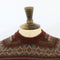 Fisherman Out of Ireland Fairisle Crew Neck Sweater - Chestnut