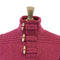 Fisherman Out of Ireland Toggle Neck Sweater - Berry