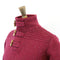 Fisherman Out of Ireland Toggle Neck Sweater - Berry