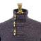 Fisherman Out of Ireland Toggle Neck Sweater - Seaweed