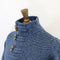 Fisherman Out of Ireland Toggle Neck Sweater - Denim