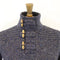 Fisherman Out of Ireland Toggle Neck Sweater - Navy Slate