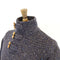Fisherman Out of Ireland Toggle Neck Sweater - Navy Slate