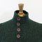 Fisherman Out of Ireland Button Neck Sweater - Bottle Green