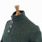 Fisherman Out of Ireland Button Neck Sweater - Bottle Green