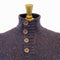 Fisherman Out of Ireland Button Neck Sweater - Seaweed