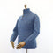 Fisherman Out of Ireland Button Neck Sweater - Denim
