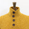 Fisherman Out of Ireland Button Neck Sweater - Mustard