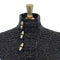 Fisherman Out of Ireland Toggle Neck Sweater - Raven