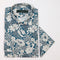 Donnelly Teal Floral Shirt