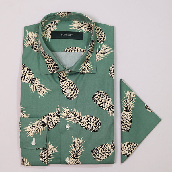 Donnelly Green Pineapple Shirt