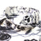 North Skull & Rose Shirt (Black & White)