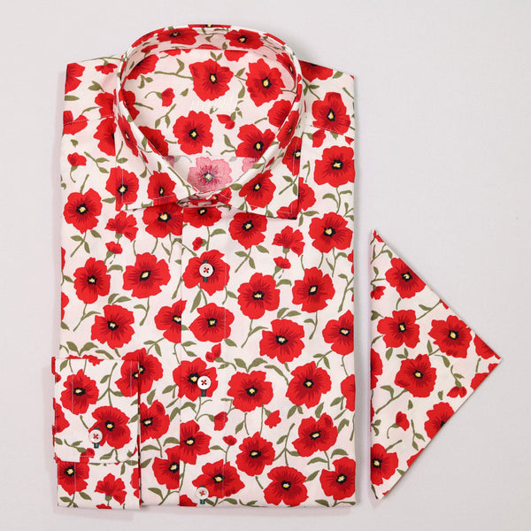 North Ivory Poppy Shirt