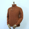 Fisherman Out of Ireland Toggle Neck Sweater - Copper