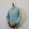 Fisherman Out of Ireland Rolled Crew Neck Sweater - Seastone