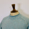 Fisherman Out of Ireland Rolled Crew Neck Sweater - Seastone