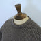 Fisherman Out of Ireland Ribbed Raglan Crew Neck Sweater - Clay/Charcoal