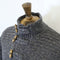 Fisherman Out of Ireland Toggle Neck Sweater - Steel Wool