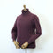 Fisherman Out of Ireland Roll Neck Sweater - Elderberry