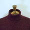 Fisherman Out of Ireland Roll Neck Sweater - Elderberry