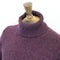 Fisherman Out of Ireland Roll Neck Sweater - Elderberry