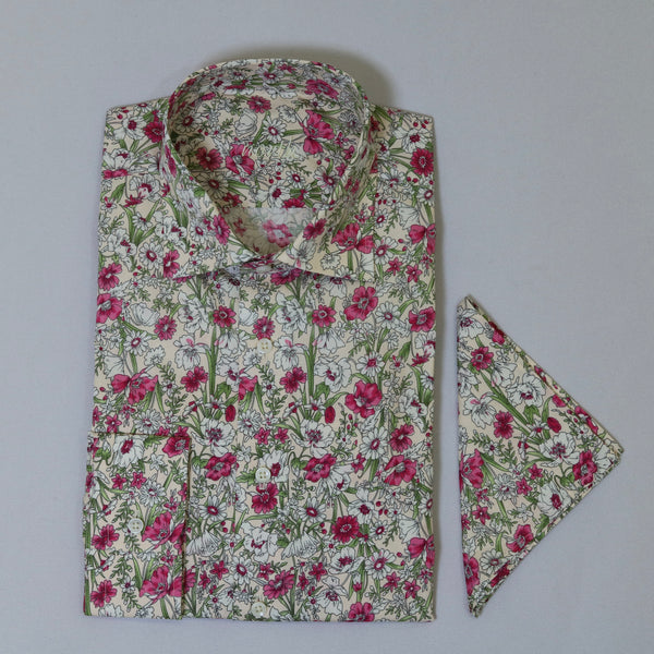 North Vintage Meadow Pink Shirt