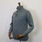 Fisherman Out of Ireland Toggle Neck Sweater - Seafoam