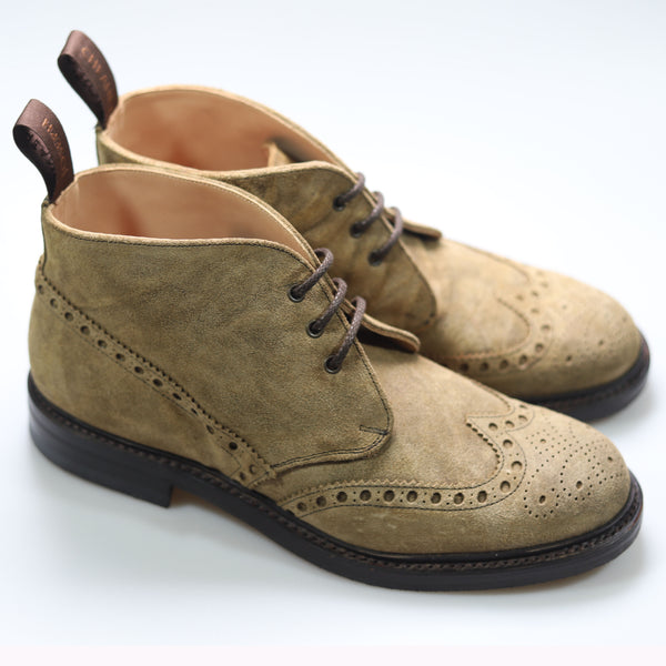 Lough Eske Wingcap Brogue Boot in Tex Mustard