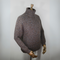 Fisherman out of Ireland Roll Neck Sweater - Chestnut Grey