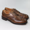 Connemara Derby Brogue in Mahogany Polo