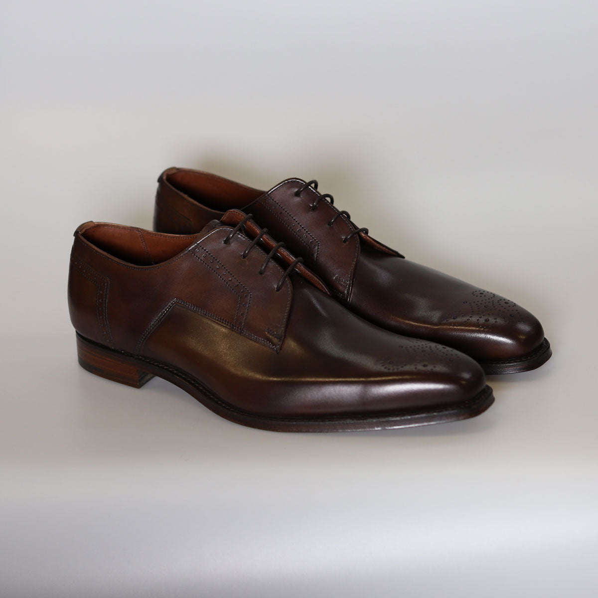 Carrickfergus Derby Shoe in Mocha