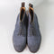 Lough Erne Wingcap Brogue Boot in Denim Suede