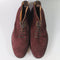 Lough Erne Wingcap Brogue Boot in Plum Suede