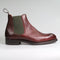 Mourne Chelsea Boot in Burgundy Grain