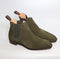 Craigavad Chelsea Boot in Dark Sage Janus Suede