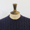 Fisherman Out of Ireland Navy Cabled Crew Neck Sweater