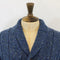 Fisherman Out of Ireland Cable Knit Cardigan - Denim