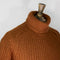 Fisherman out of Ireland Roll Neck Sweater - Copper Breton