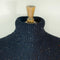 Fisherman out of Ireland Roll Neck Sweater - New Navy