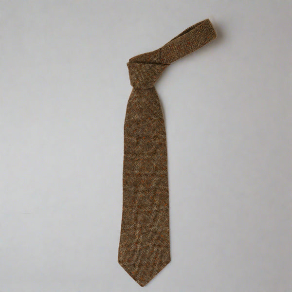 Hand Crafted Eddie Doherty Tweed Biscuit Tie